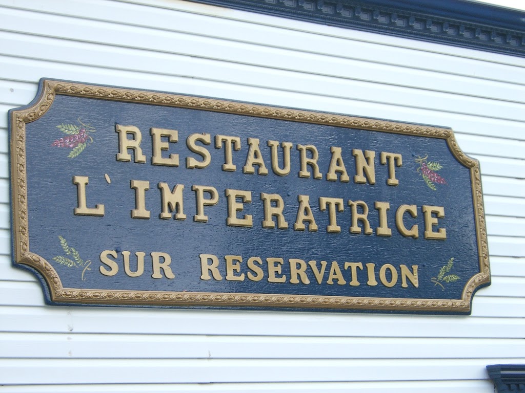 LImpératrice | 135 Rue de lÉglise, Henryville, QC J0J 1E0, Canada | Phone: (450) 299-9988