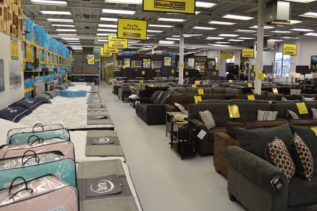 Surplus Furniture and Mattress Warehouse | 90 Anne St S, Barrie, ON L4N 2E3, Canada | Phone: (705) 735-3344