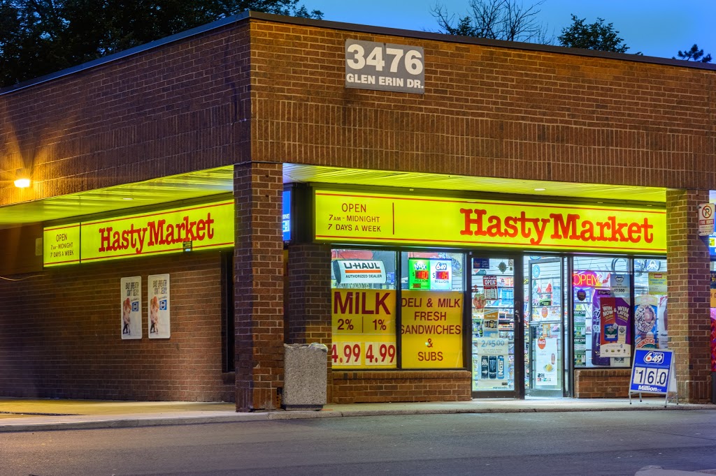 Hasty Market | 3476 Glen Erin Dr, Mississauga, ON L5L 3R4, Canada | Phone: (905) 820-7200