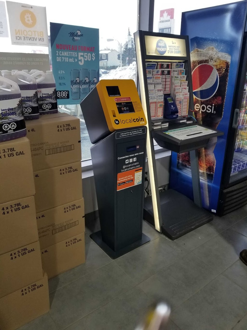 Localcoin Bitcoin ATM - Caliprix | 123 Rue Saint-Laurent, Saint-Eustache, QC J7P 5H6, Canada | Phone: (877) 412-2646