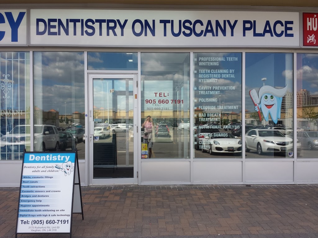 Dentistry on Tuscany Place | 3175 Rutherford Rd #69, Concord, ON L4K 5Y6, Canada | Phone: (905) 660-7191