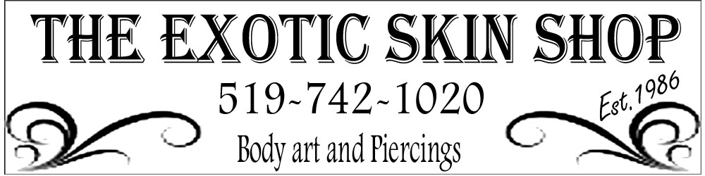 Exotic Skin Shop | 1065 King St E, Kitchener, ON N2G 2N1, Canada | Phone: (519) 742-1020