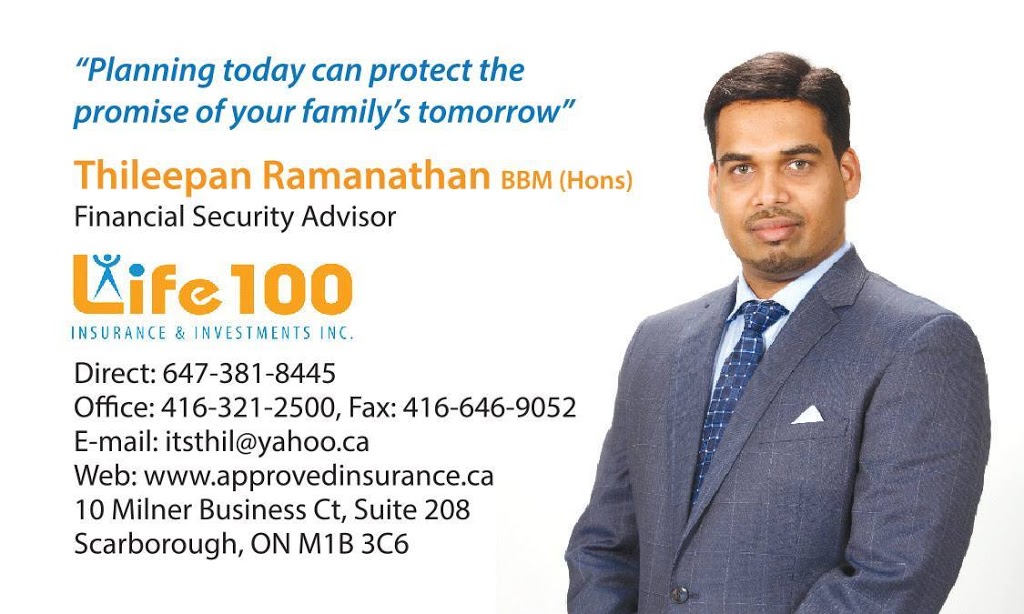 Thileepan Ramanathan | 10 Milner Business Ct #208, Scarborough, ON M1B 3C6, Canada | Phone: (647) 381-8445