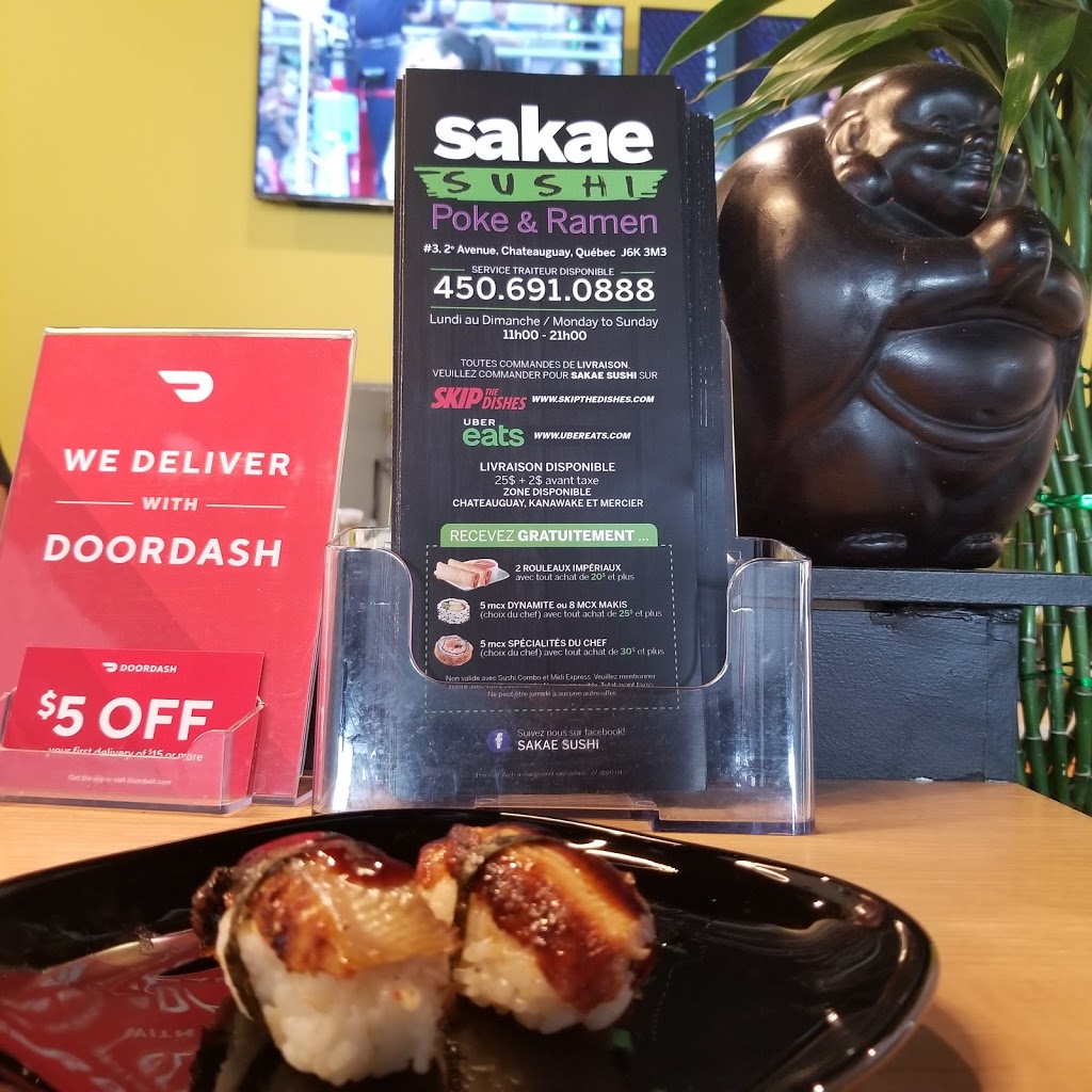 SAKAE SUSHI | 3 2e Avenue, Châteauguay, QC J6K 3M3, Canada | Phone: (450) 691-0888