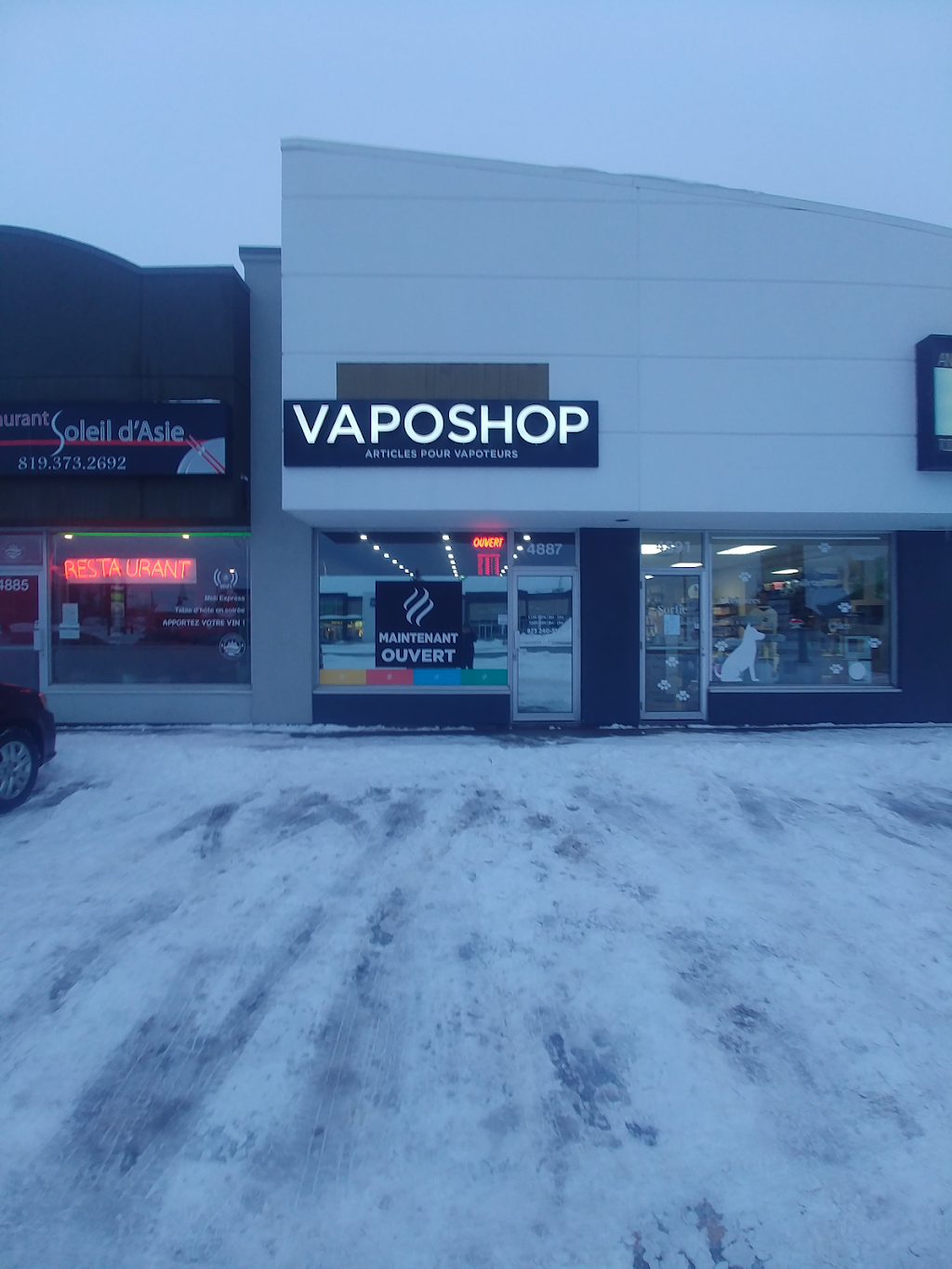 Vaposhop Trois-Rivières | 4887 Bd des Forges, Trois-Rivières, QC G8Y 4Z3, Canada | Phone: (873) 240-5100