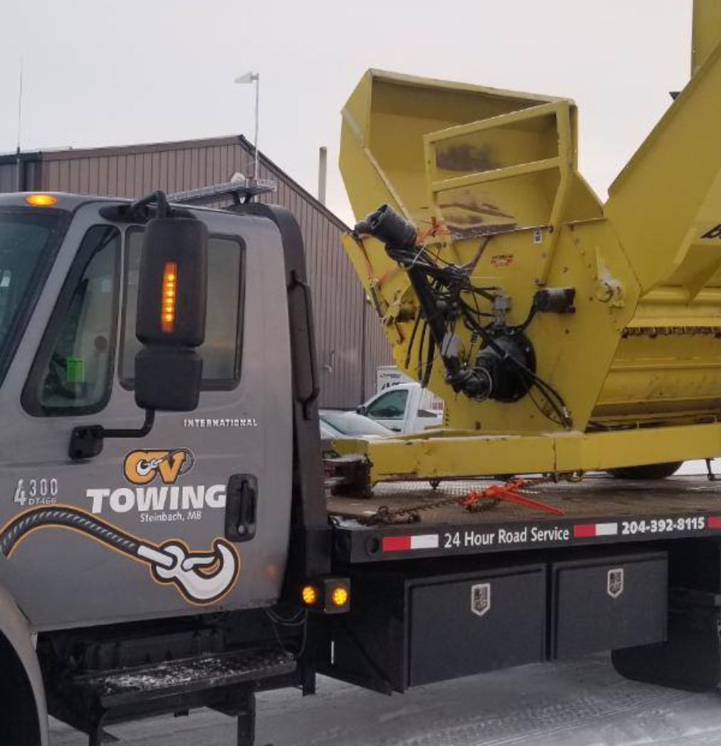 CV Towing | 33028 Hanover Rd W, Steinbach, MB R5G 0E4, Canada | Phone: (204) 392-8115