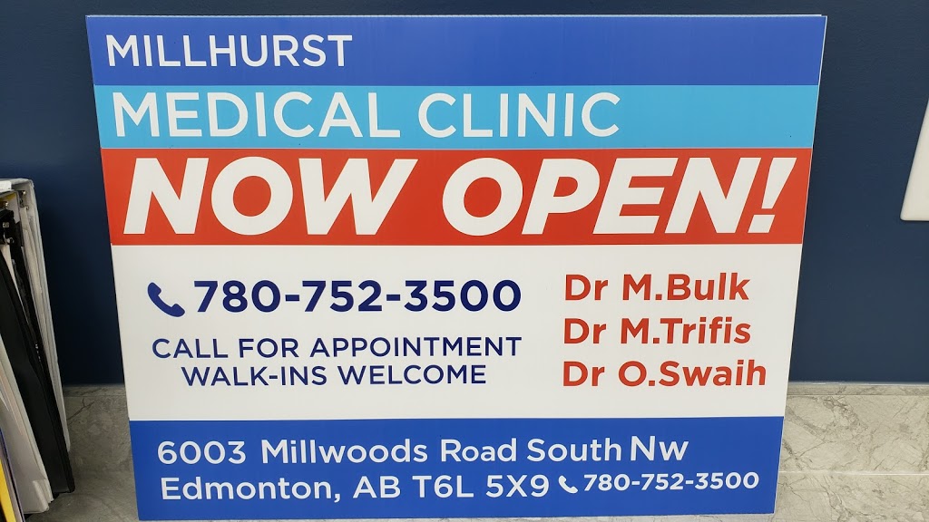 Millhurst Medical Clinic | 6003 Mill Woods Rd S, Edmonton, AB T6L, Canada | Phone: (780) 752-3500