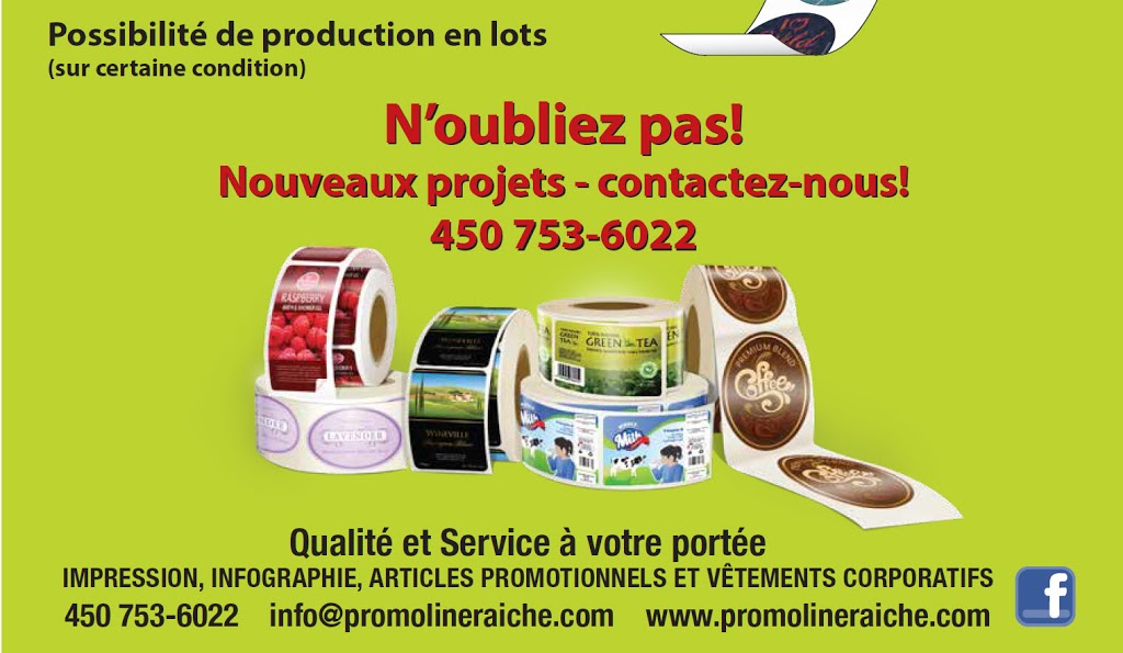 Promo Line Raiche | 4040 Rue Plouffe, Saint-Félix-de-Valois, QC J0K 2M0, Canada | Phone: (450) 753-6022