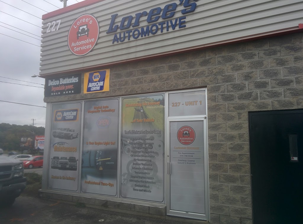 Lorees Automotive Service Inc | 227 Manitou Dr Unit 1, Kitchener, ON N2C 1L4, Canada | Phone: (519) 748-9338