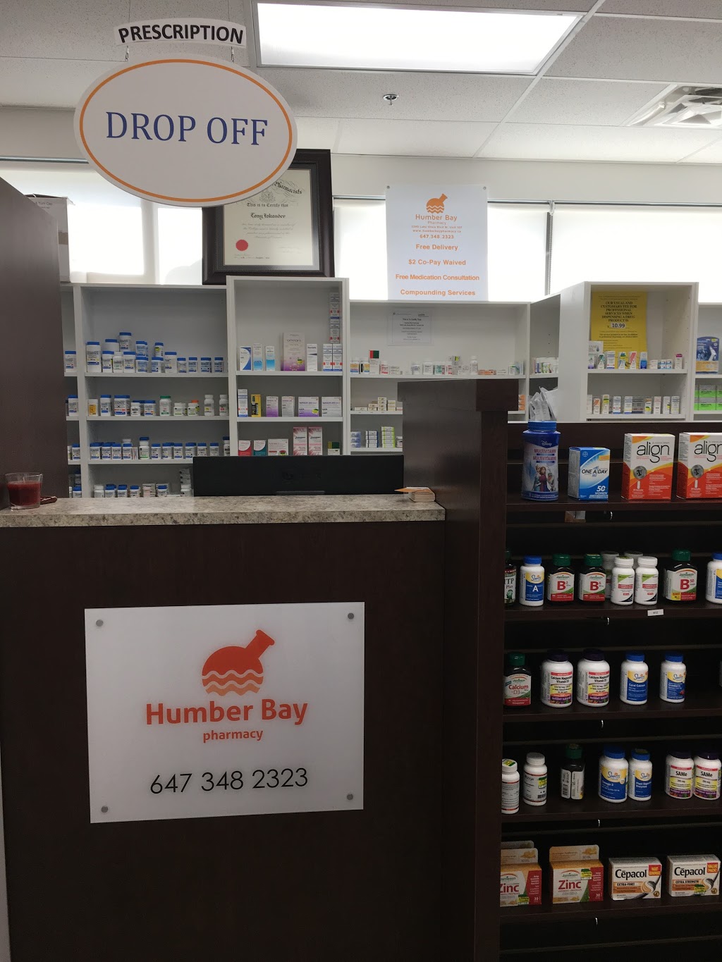 Humber Bay Compounding Pharmacy | 2240 Lake Shore Blvd W #107, Etobicoke, ON M8V 0B1, Canada | Phone: (647) 348-2323