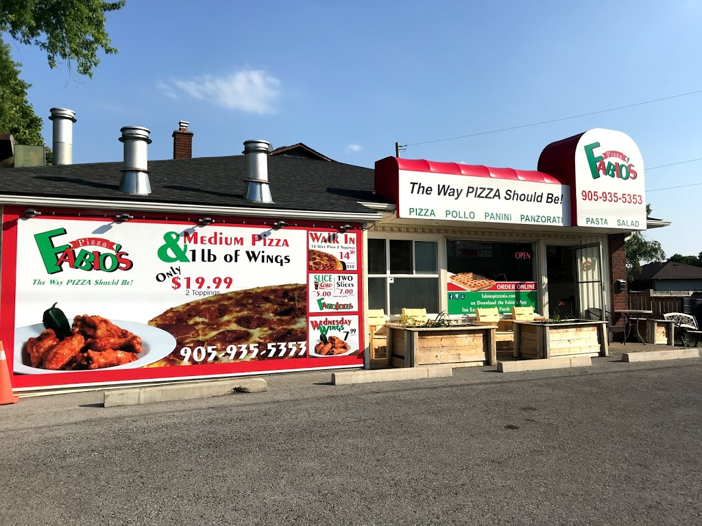 Fabios Pizza | 530 Scott St, St. Catharines, ON L2M 3X5, Canada | Phone: (905) 935-5353