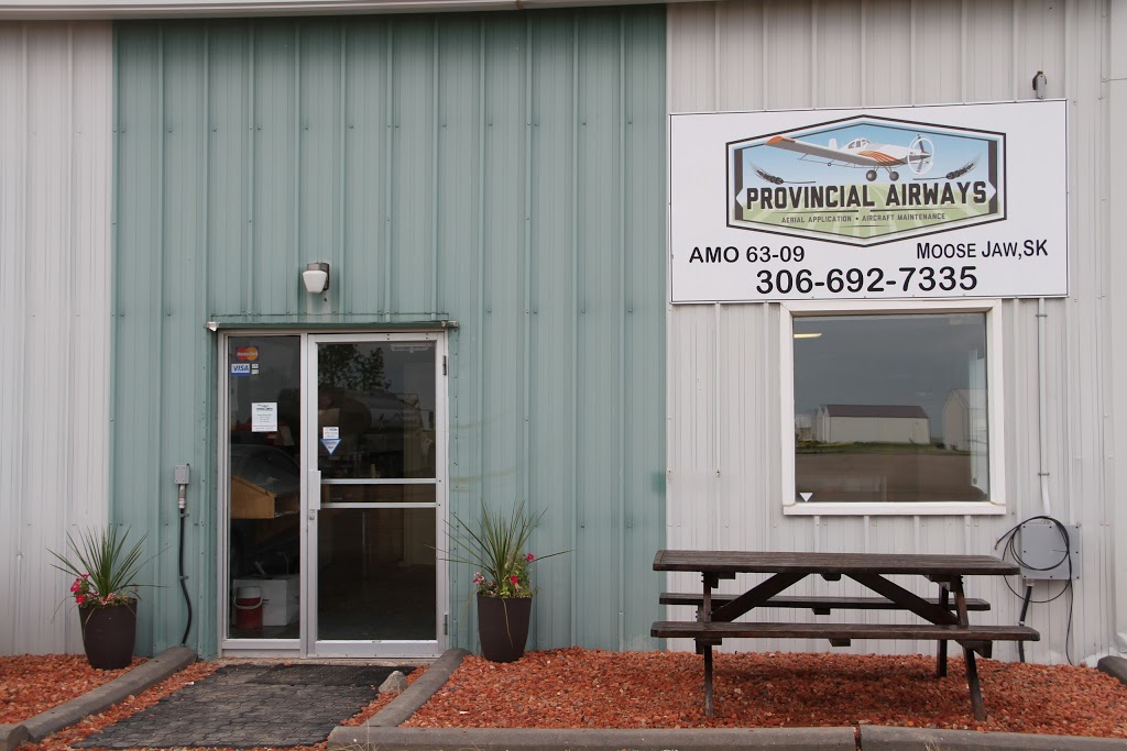 Provincial Airways (Moose Jaw office) | Hwy 301 N, Moose Jaw No. 161, SK S6H 7T2, Canada | Phone: (306) 692-7335