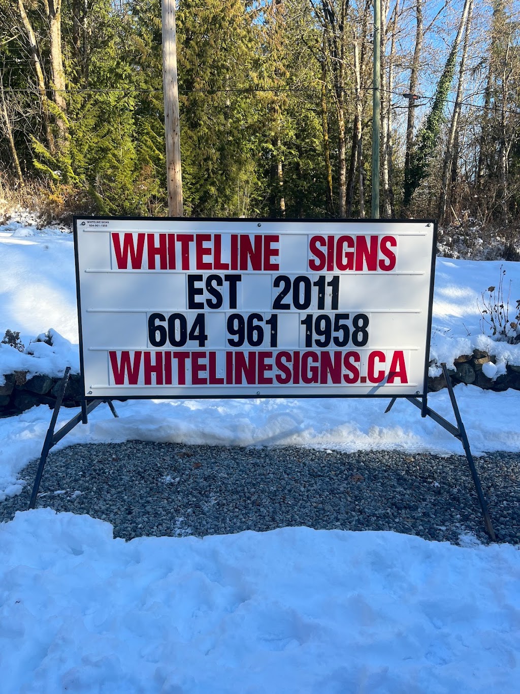 Whiteline Signs | 10121 262 St, Maple Ridge, BC V2W 1K4, Canada | Phone: (604) 961-1958