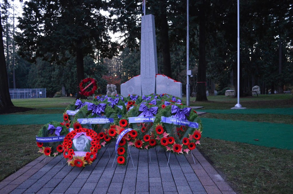 Blue Mountain Park Cenotaph | Veterans Way, Coquitlam, BC V3J, Canada | Phone: (604) 937-0111