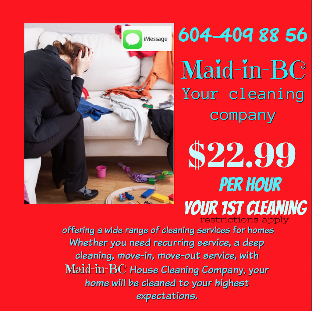 Maid-in-Bc | 19495 70A Ave, Surrey, BC V4N 5Z3, Canada | Phone: (604) 409-8856