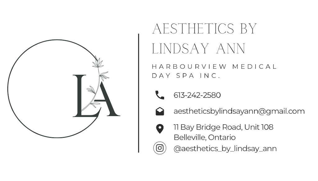 Aesthetics by Lindsay Ann | 11 Bay Bridge Rd Unit 108, Belleville, ON K8P 3P6, Canada | Phone: (613) 242-2580