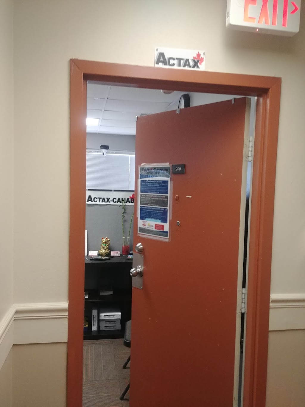 Actax Canada | 72 Steeles Ave W Unit 209, Thornhill, ON L4J 1A1, Canada | Phone: (647) 692-8080