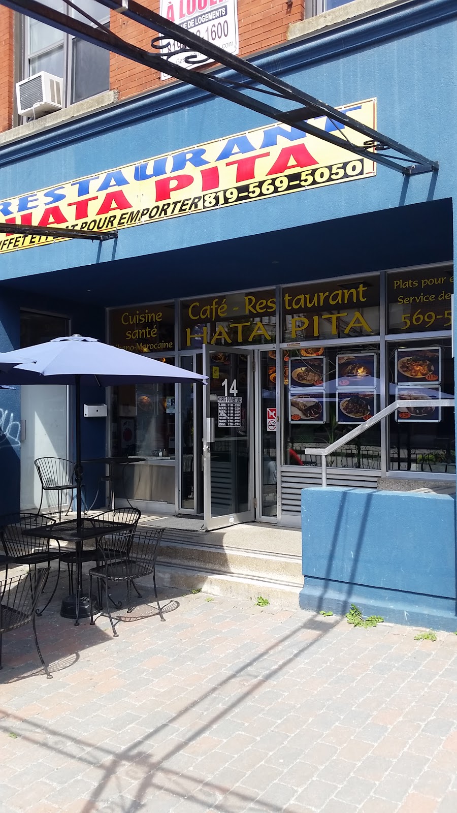 Hata Pita | 14 Rue Wellington S, Sherbrooke, QC J1H 5C7, Canada | Phone: (819) 569-5050