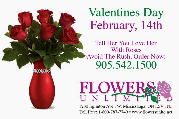 Flowers Unlimited | 1230 Eglinton Ave W, Mississauga, ON L5V 1N3, Canada | Phone: (905) 542-1500