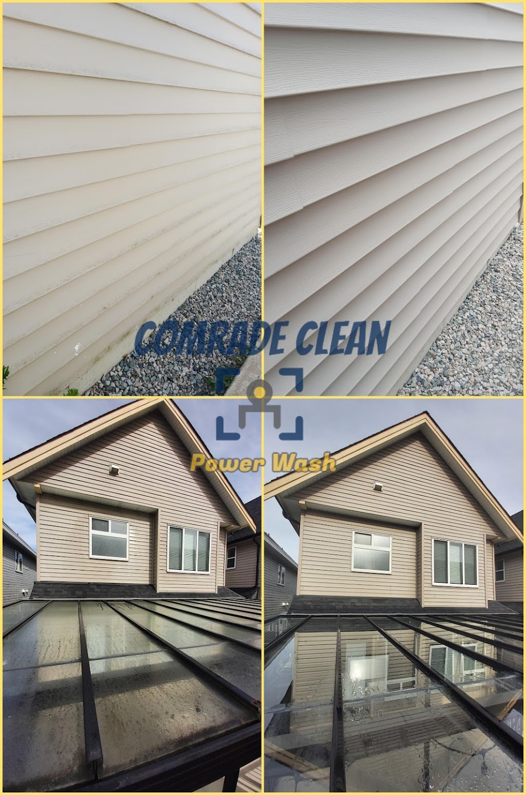 Comrade Clean Power Wash | 5331 168 St, Cloverdale, BC V3Z 1E2, Canada | Phone: (778) 700-0046