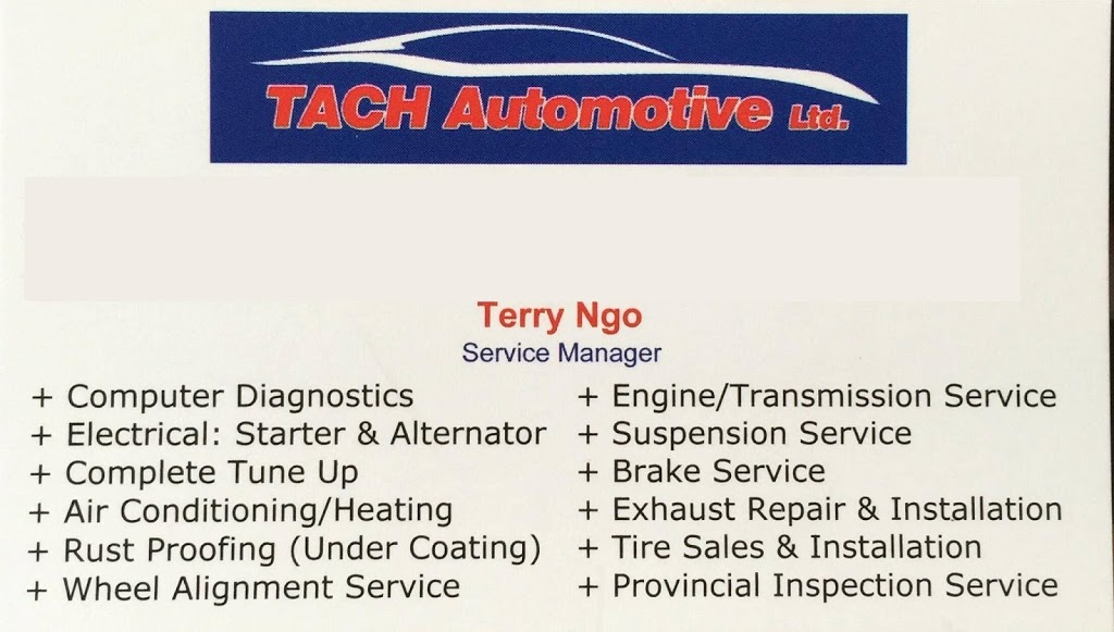 Tach Automotive Limited | 21 Advance Rd, Etobicoke, ON M8Z 2S6, Canada | Phone: (416) 231-9195