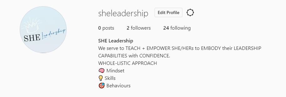 She Leadership | 2345 Clearside Ct, Pickering, ON L1X 2V1, Canada | Phone: (647) 704-2561