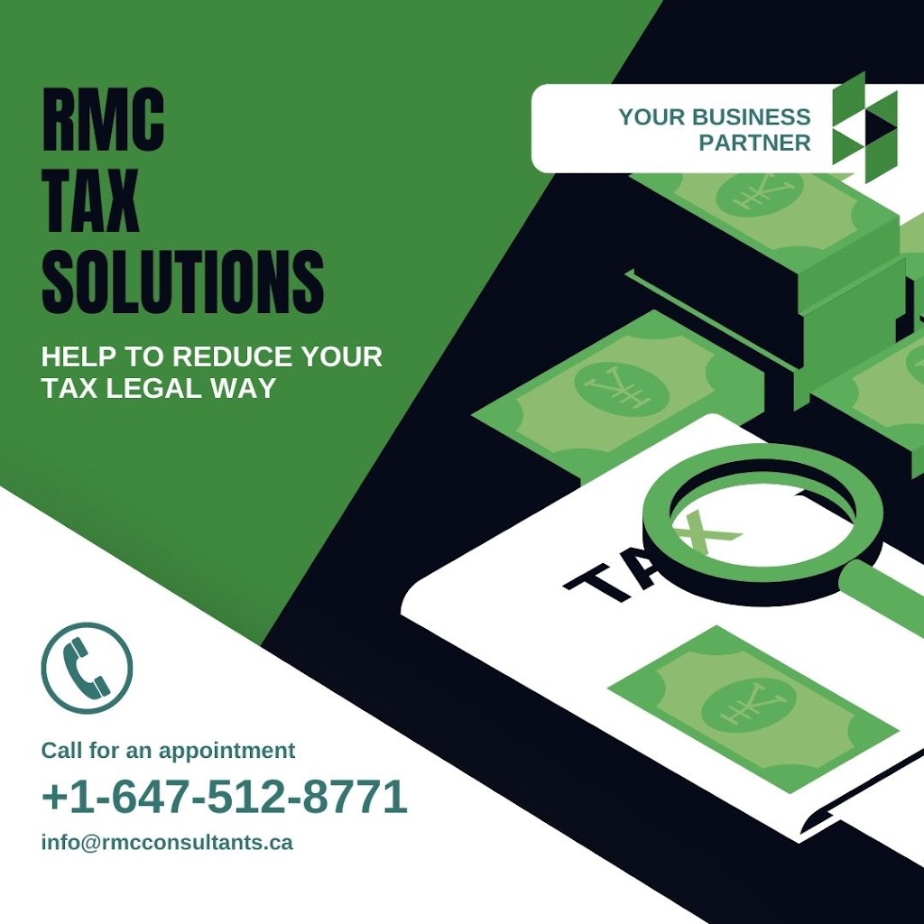 RMC Accounting & Tax Solutions | 60 Treasure Rd, Maple, ON L6A 2Y7, Canada | Phone: (647) 512-8771