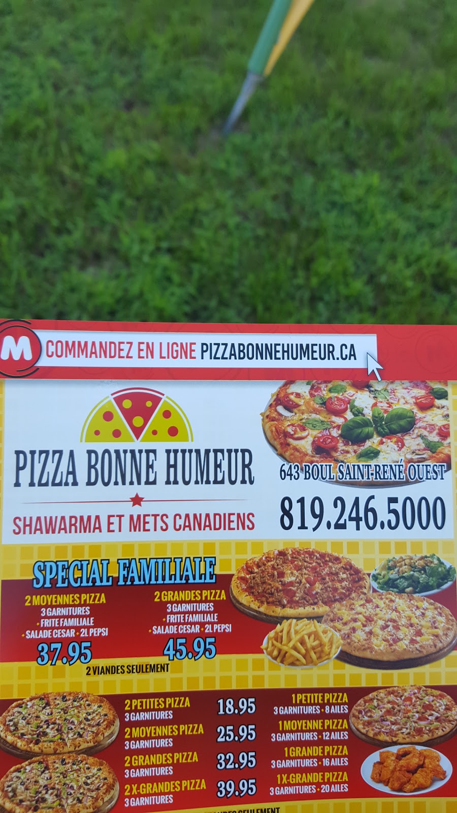 Pizza Lamontee | 643 Boulevard Saint-René O #140, Gatineau, QC J8T 8M4, Canada | Phone: (819) 246-5000