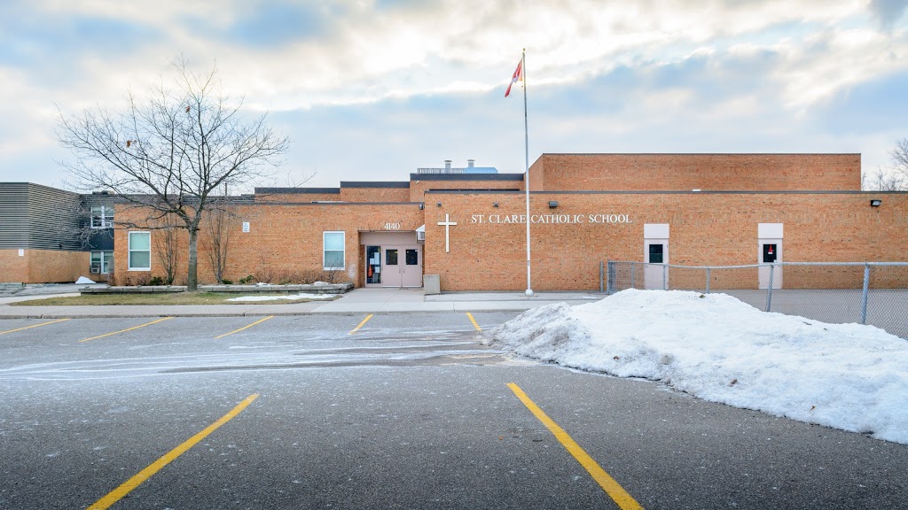 St Clare Catholic School | 4140 Glen Erin Dr, Mississauga, ON L5L 2Z3, Canada | Phone: (905) 820-2227