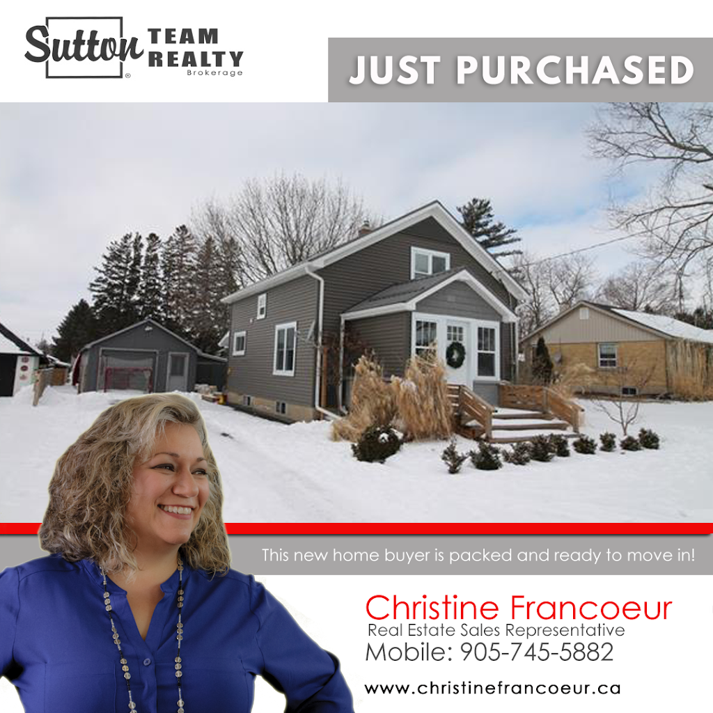 Christine Francoeur - Sutton Team Realty | 2A Holiday Dr, Brantford, ON N3R 7J4, Canada | Phone: (905) 745-5882