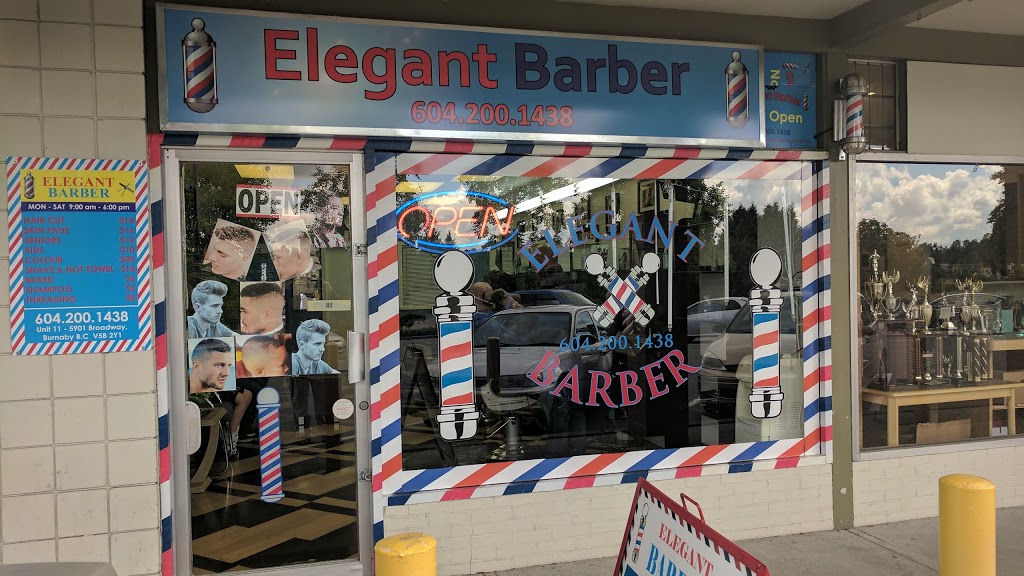 Elegant Barbershop | 11 5901 Broadway, Burnaby, BC V5B 2Y1, Canada | Phone: (604) 423-4445