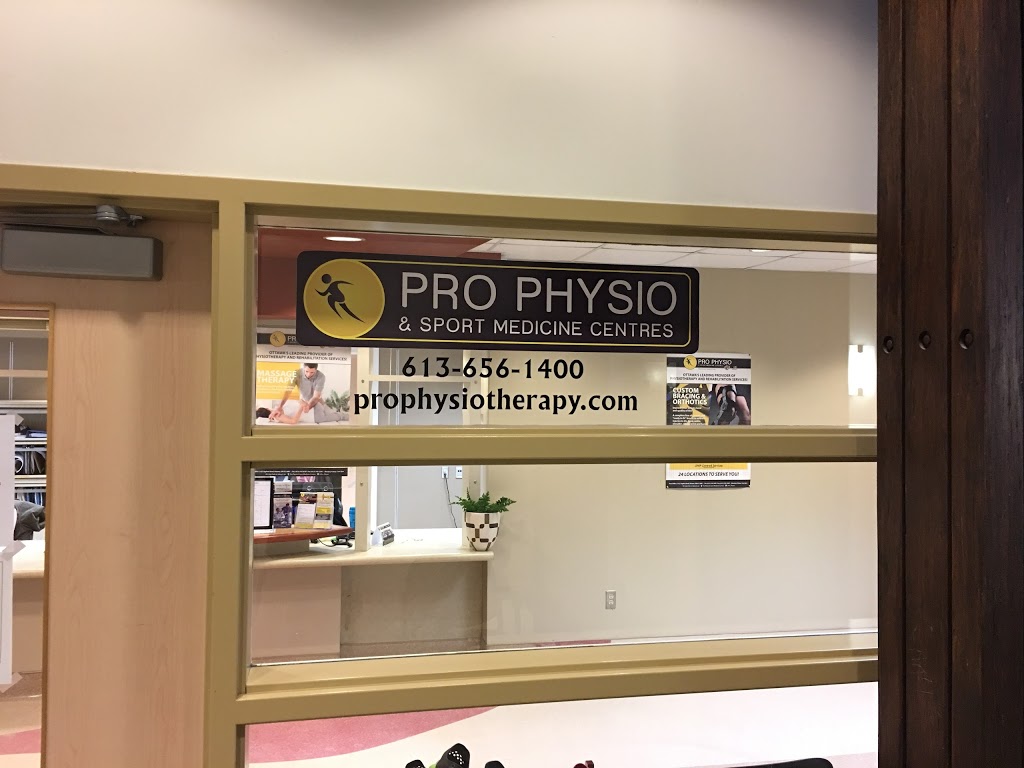 Pro Physio & Sport Medicine Centres Kemptville | 2671 Concession Rd, Kemptville, ON K0G 1J0, Canada | Phone: (613) 656-1400