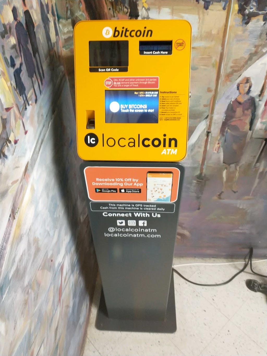 Localcoin Bitcoin ATM - Harty Market | 96 Cornell Park Ave, Markham, ON L6B 1B6, Canada | Phone: (877) 412-2646