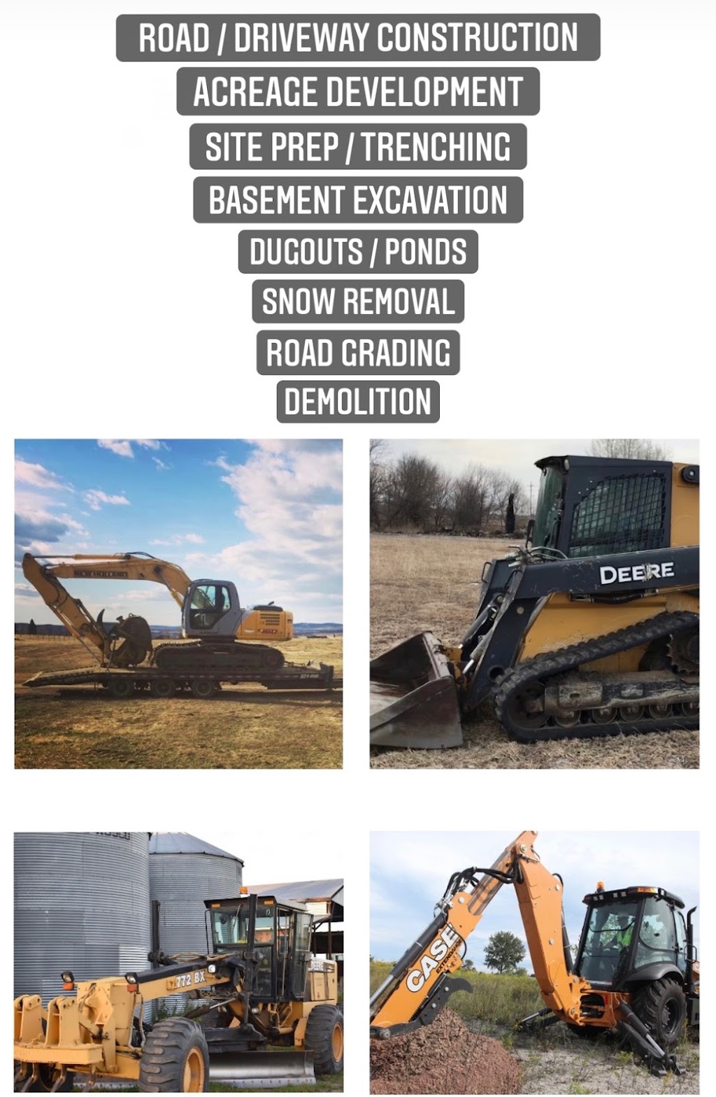 Silverado Excavating & Construction LTD. | 162045 258 st west, AB T0L 1W2, Canada | Phone: (403) 815-2795