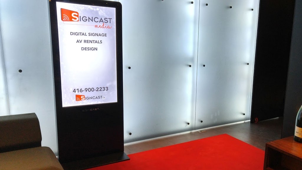 SignCast Media Inc | 361 Steelcase Rd W #1, Markham, ON L3R 3V8, Canada | Phone: (416) 900-2233