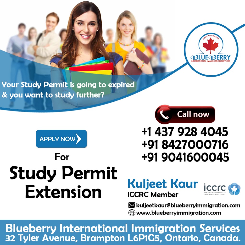 Blueberry International Immigration Services | 32 Tyler Ave, Brampton, ON L6P 1G5, Canada | Phone: (437) 928-4045