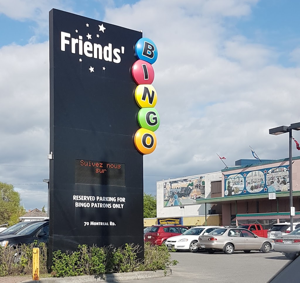 Friends Bingo Hall | 70 Montreal Road, Vanier, ON K1L 6E7, Canada | Phone: (613) 747-7250