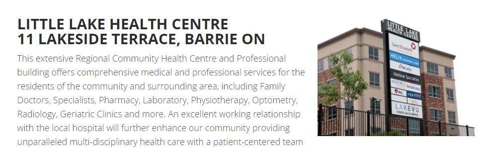 Dr. Robert Ballagh | Little Lake Health Centre, 11 Lakeside Ter, Barrie, ON L4M 0H9, Canada | Phone: (705) 726-6966
