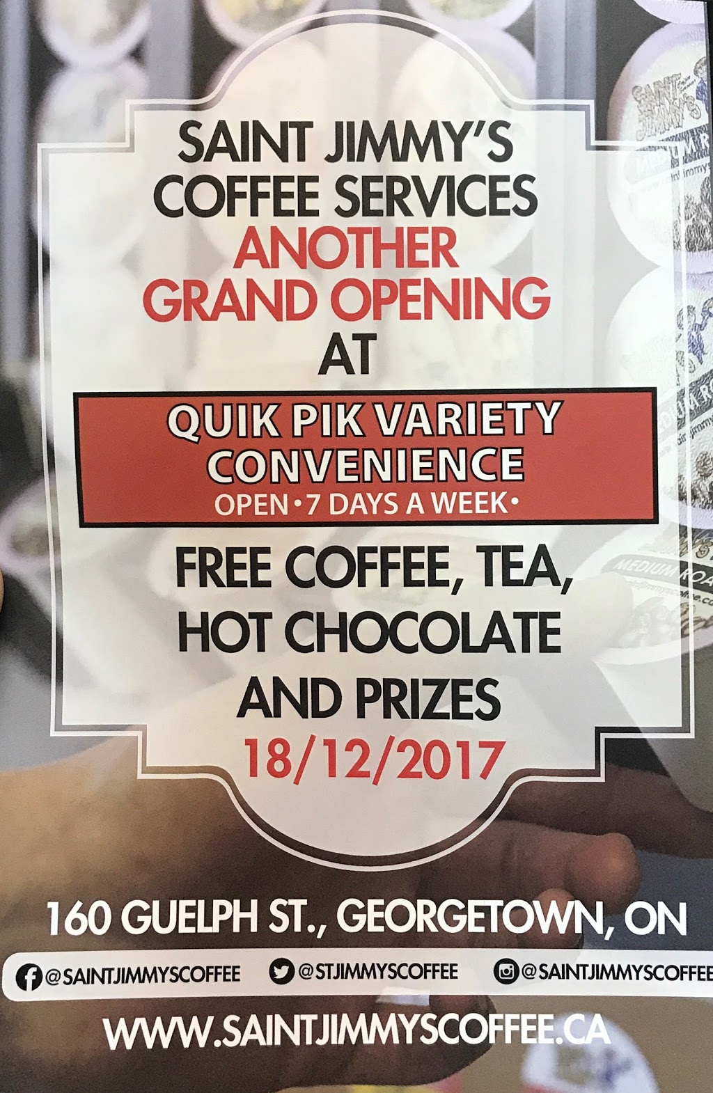 Quik-Pik Variety Store | 160 Guelph St, Georgetown, ON L7G 4A6, Canada | Phone: (905) 877-6463