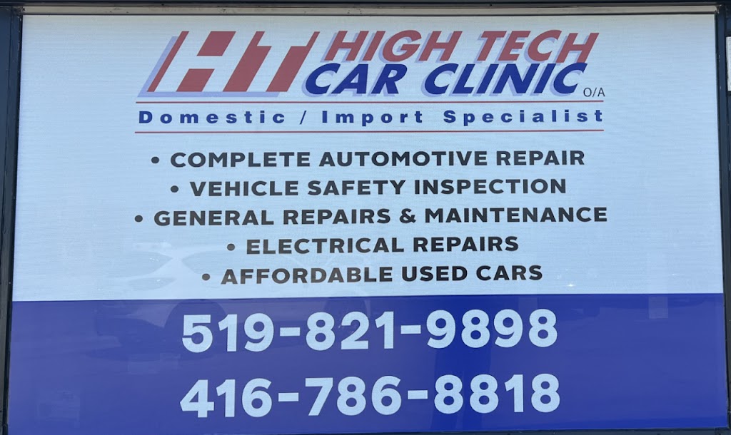 High Tech Car Clinic | 686 Eramosa Rd, Guelph, ON N1E 2N9, Canada | Phone: (519) 821-9898