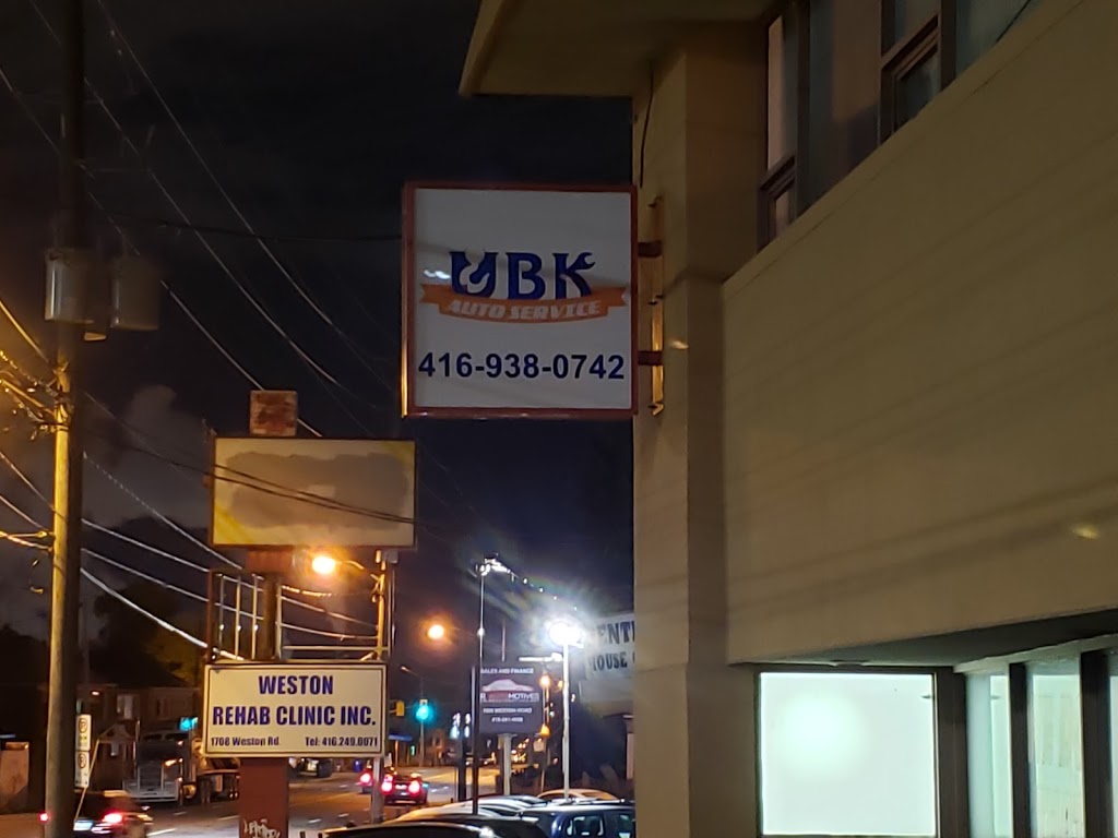 UBK AUTO SERVICE | 1716 Weston Rd, York, ON M9N 1V6, Canada | Phone: (416) 938-0742