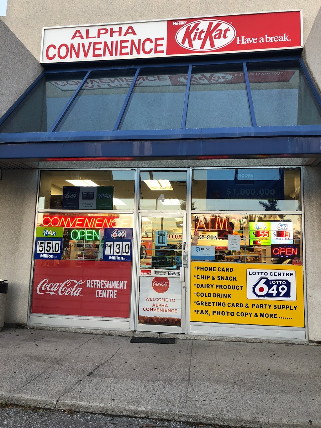 Alpha Convenience | 3232 Steeles Ave W #4, Concord, ON L4K 4C8, Canada | Phone: (905) 597-4220