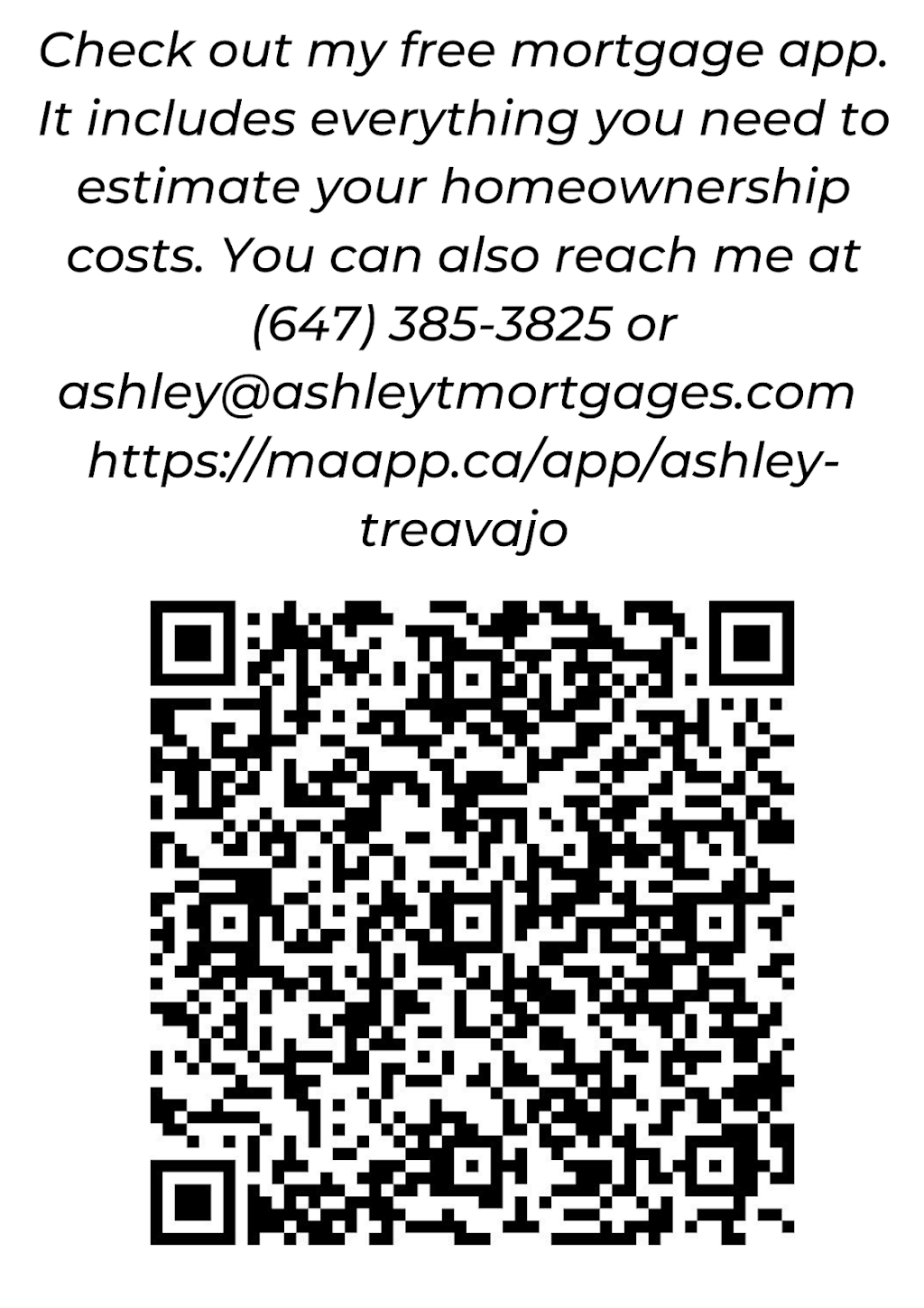 Ashley Treavajo Mortgage Agent | 133 Byron St N Unit 100, Whitby, ON L1N 4M8, Canada | Phone: (647) 385-3825