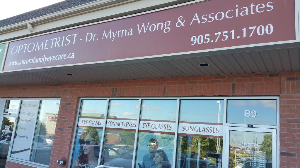 Aurora Family Eyecare (Dr. Myrna Wong & Associates) | 130 Hollidge Blvd, Aurora, ON L4G 8A3, Canada | Phone: (905) 751-1700