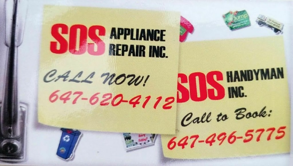 SOS Appliance Repair Inc | 2588 St Clair Ave W Unit 1, York, ON M6N 1L9, Canada | Phone: (647) 496-2016