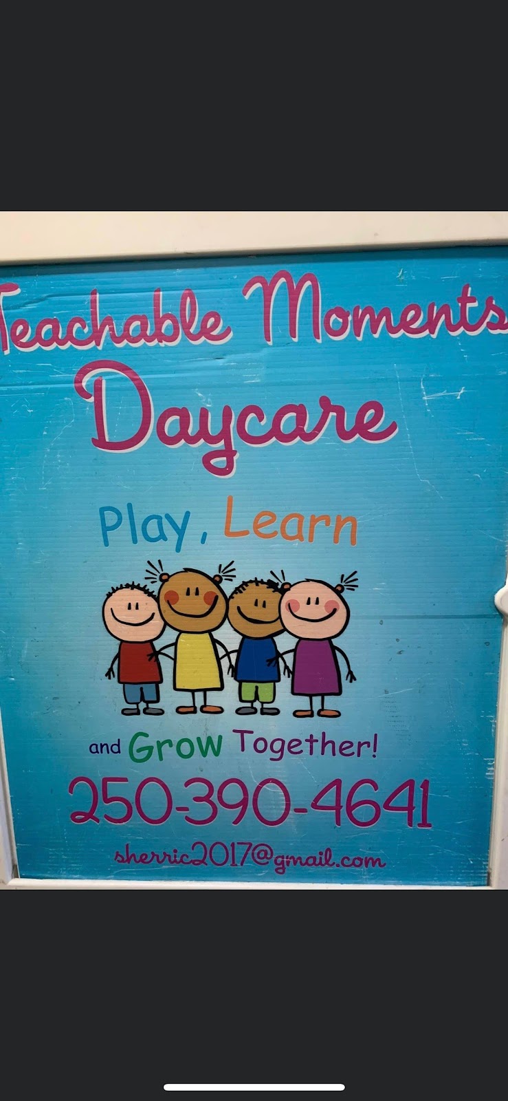 Teachable Moments Daycare | 6234 Spartan Rd, Nanaimo, BC V9T 2N9, Canada | Phone: (250) 390-4641