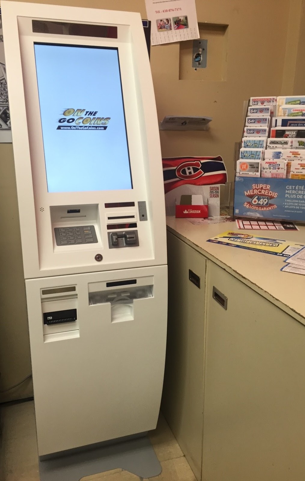 Bitcoin ATM - On The Go Coins | 836 Boul Provencher, Brossard, QC J4W 1Y6, Canada | Phone: (514) 827-6696