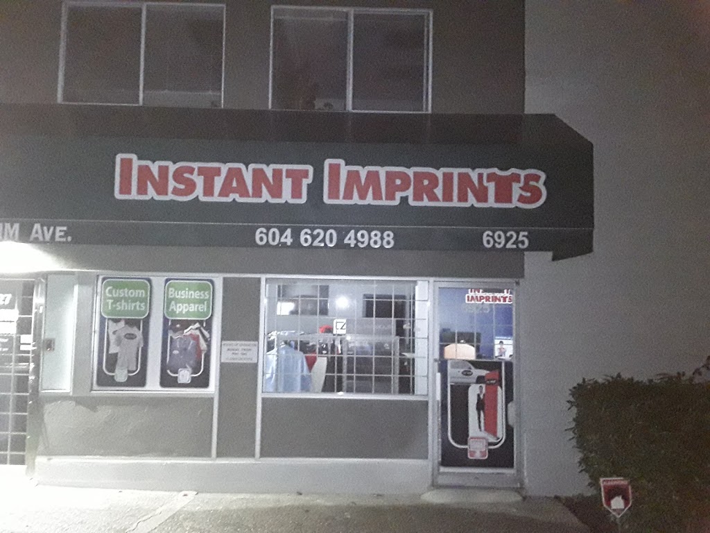 Instant Imprints Burnaby | 6925 Antrim Ave, Burnaby, BC V5J 4M5, Canada | Phone: (604) 620-4988