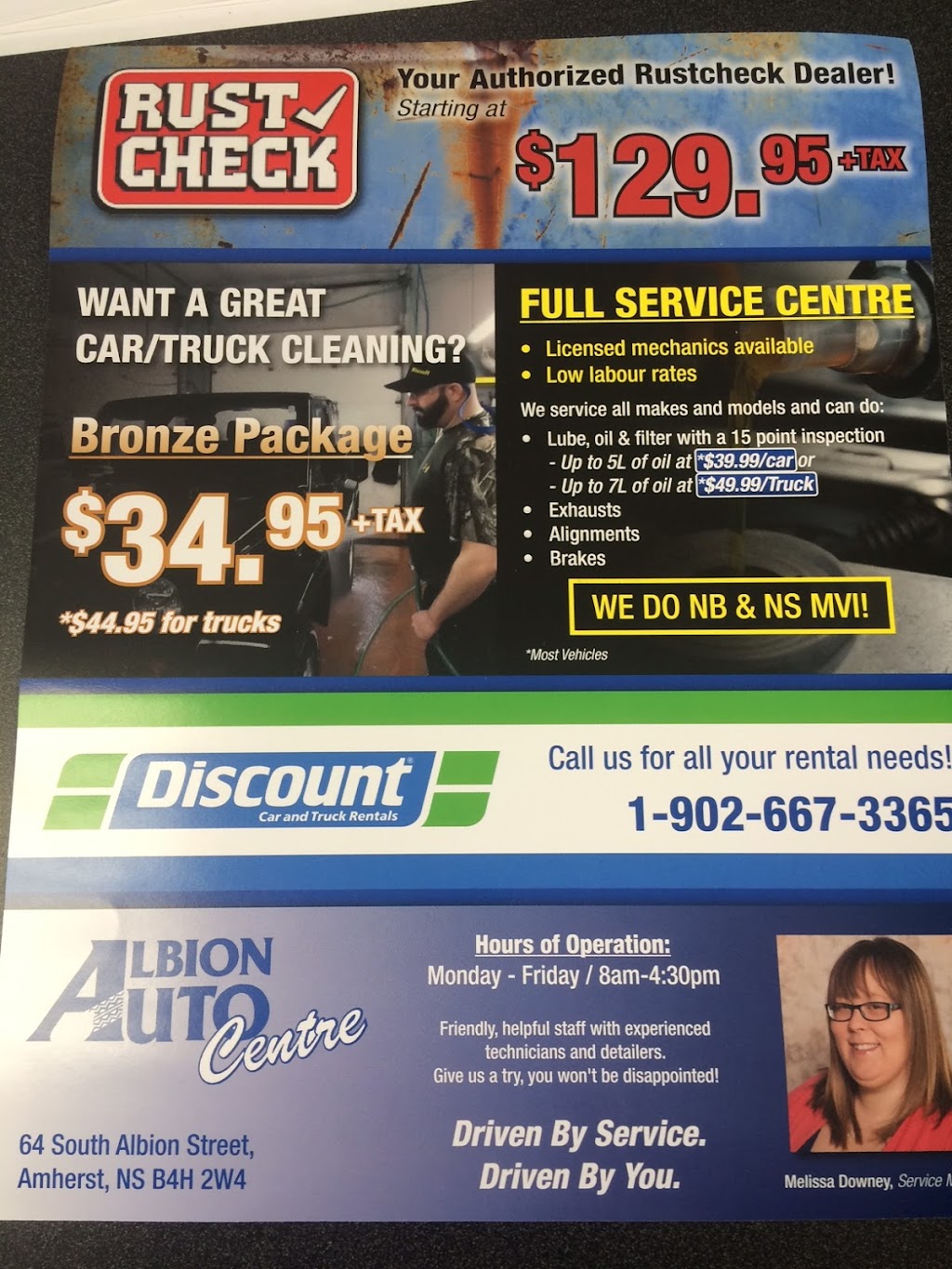 Albion Tirecraft Auto Centre Ltd | 64 S Albion St, Amherst, NS B4H 2W6, Canada | Phone: (902) 667-1219