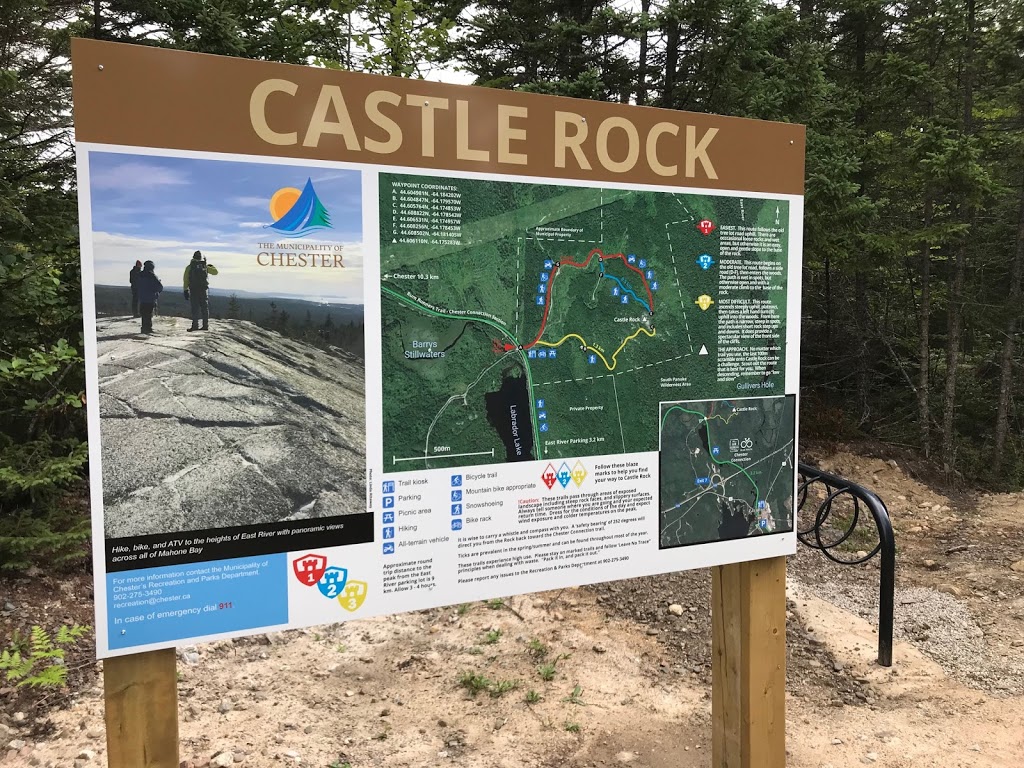 Castle Rock Trailhead | Chester, NS B0J 1J0, Canada | Phone: (902) 275-3490